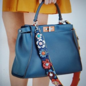 Beautiful Flower Bag Strap
